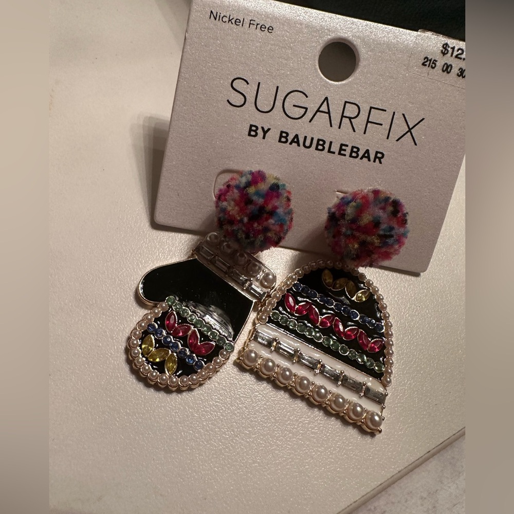 BaubleBar Christmas Earrings